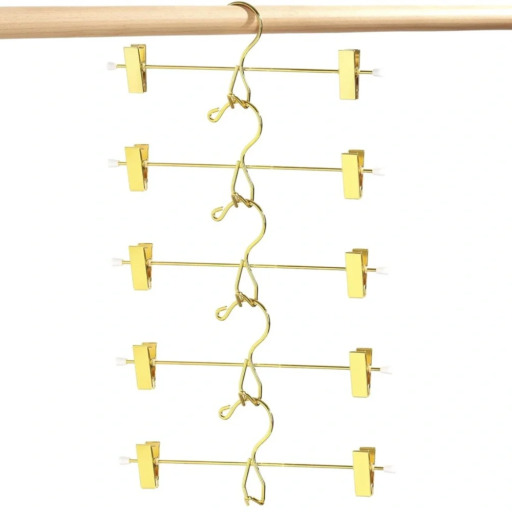 🔟 Gold Metal Hangers Set